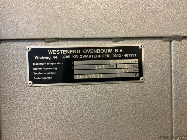 Härteofen Elektr. 1200°C 420 Liter Ofen Westeneng Ovenbouw BV 