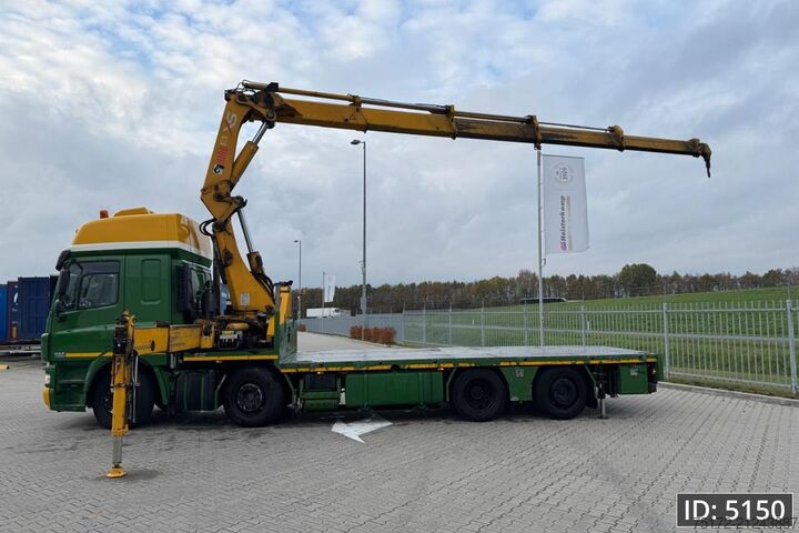 Kranwagen DAF CF 85.410 SC, Euro 5, 8x2 / Hiab 422 EP5 + Radi...