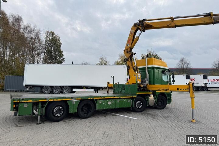 Kranwagen DAF CF 85.410 SC, Euro 5, 8x2 / Hiab 422 EP5 + Radi...