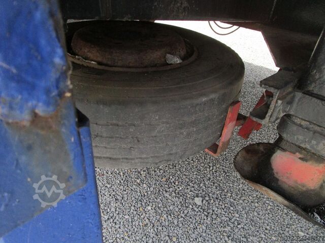 Low loader semitrailer BROSHUIS 3-Achser Tieflader *Schwanenhals+Ausziehbar+Luft