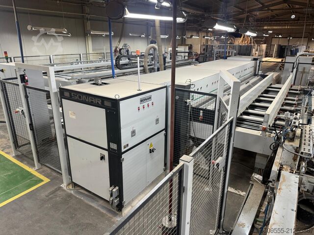 WEINIG Linie zum Verleimen und Formatieren WEINIG PowerMat 2400+ ProfiPress T 5500 HF