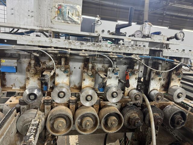 WEINIG Linie zum Verleimen und Formatieren WEINIG PowerMat 2400+ ProfiPress T 5500 HF