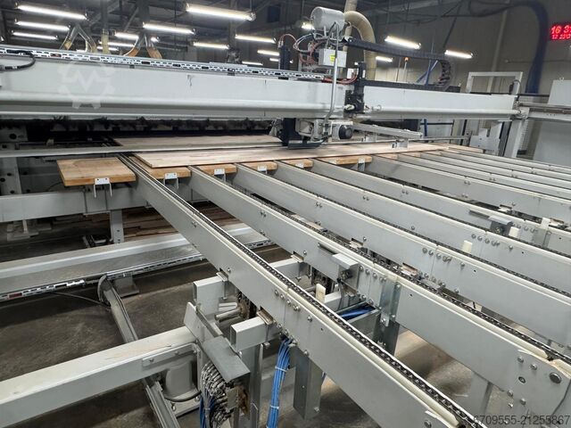 WEINIG Linie zum Verleimen und Formatieren WEINIG PowerMat 2400+ ProfiPress T 5500 HF