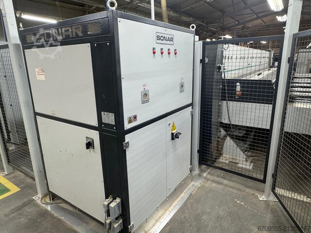 WEINIG Linie zum Verleimen und Formatieren WEINIG PowerMat 2400+ ProfiPress T 5500 HF