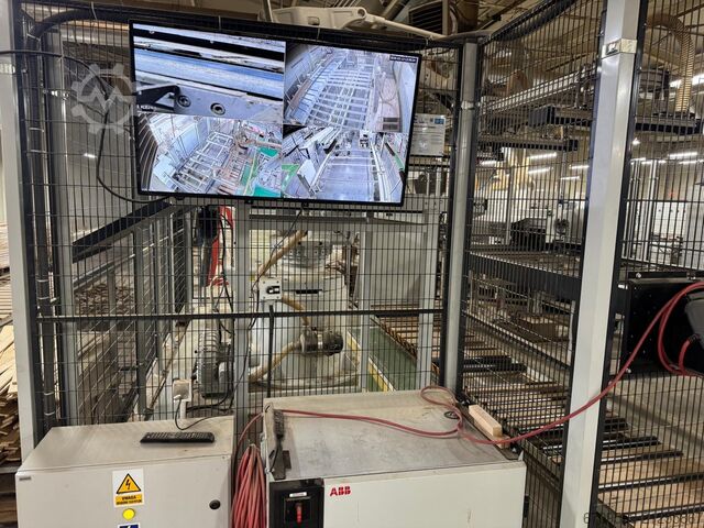 WEINIG Linie zum Verleimen und Formatieren WEINIG PowerMat 2400+ ProfiPress T 5500 HF