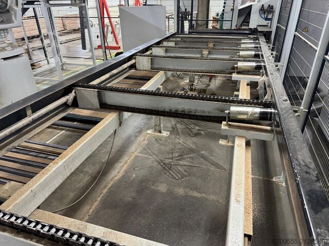 WEINIG Linie zum Verleimen und Formatieren WEINIG PowerMat 2400+ ProfiPress T 5500 HF