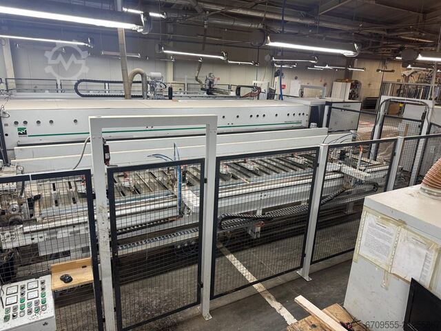 WEINIG Linie zum Verleimen und Formatieren WEINIG PowerMat 2400+ ProfiPress T 5500 HF