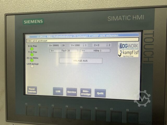 Paletten-Einfahrregal Mannesmann Demag Fördertechnik AG Solomat 1010