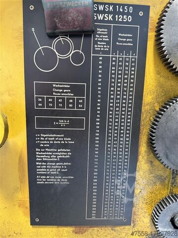 Saw-Blade Sharpening Machine WMW WERKÖ SWSK 1450