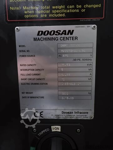 Vertikales Bearbeitungszentrum DOOSAN DNM 500 II