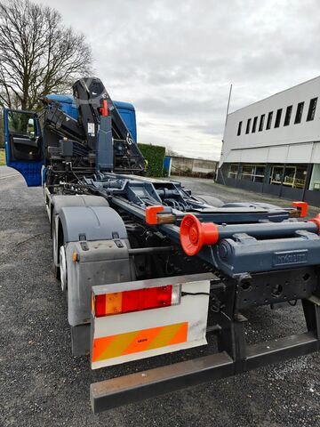 Hook arm system MAN TGX 26.400 Container Hyvalift Crane HIAB 144