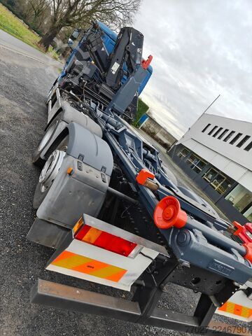 Hook arm system MAN TGX 26.400 Container Hyvalift Crane HIAB 144