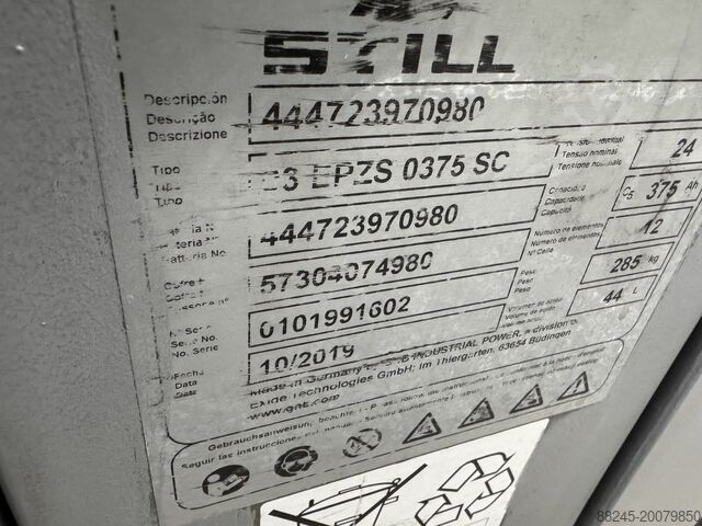 VS-22401 Electric triplex stacker Still year 2018 5016mm year 2019 STILL EXVSF14