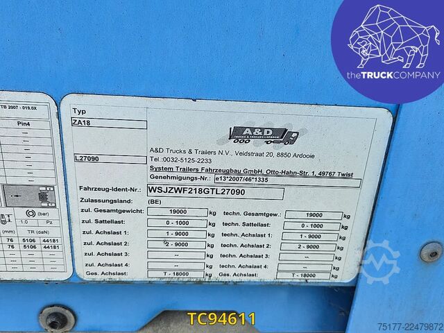 Sliding tarpaulins A&D 