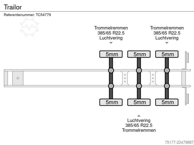 Container transportation Trailor 