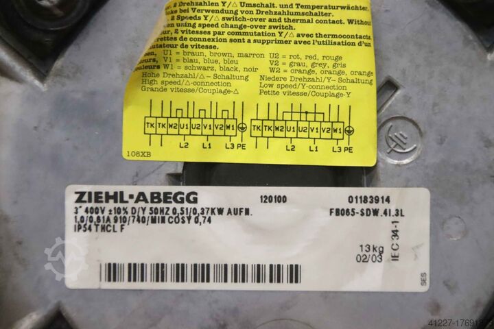 Hall heating 53.5/64.9 kW Kampmann Tip 5000 2-Stufen 157000573036