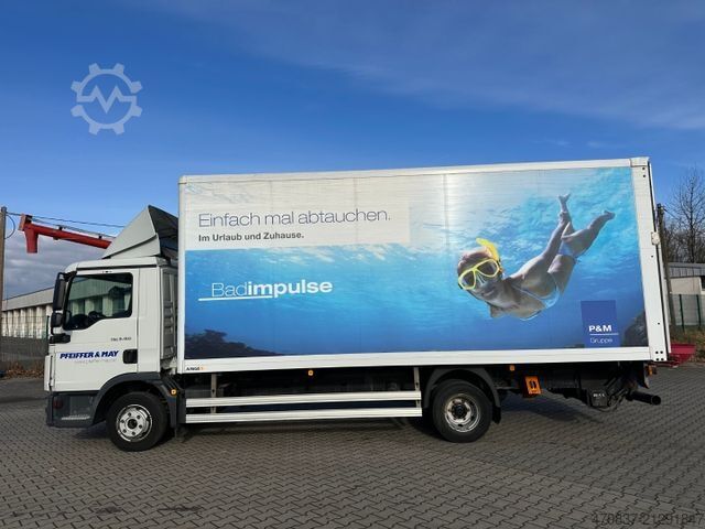 Transporter mit Koffer MAN TGL 8.160 / Seitentür / LBW