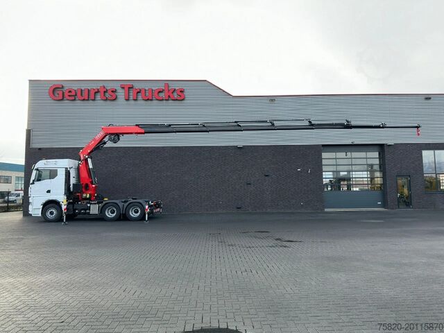 Crane truck MAN TGX 33.520 6X4 TREKKER-BAKWAGEN COMBI + FASSI F...