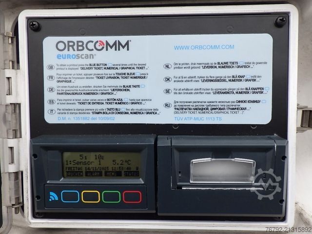 Reefer semitrailer SCHMITZ CARGOBULL SKO 24/L FP 45 Carrier HE 19/Doppelst./Trennwand