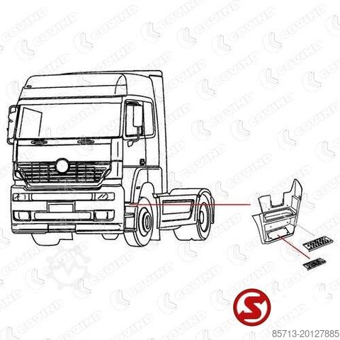 Kabinenteil Mercedes Trede axor links rechts