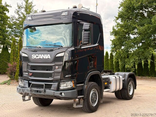 Standard SZM SCANIA R450 XT 4x4 Euro6 SZM Kipphydraulik Blatt/Blatt