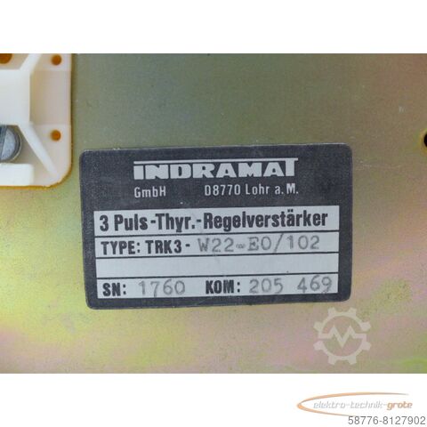 Component Indramat TRK3-W22-EO/102 - TRK3-W22-EO / 102 3 Puls-Thyr.-Regelverstärker