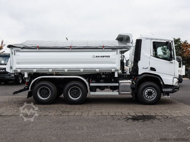 Tipper truck DAF XDC 450 FAT,Kippbrücke, Standheizg., MX-Motorb./