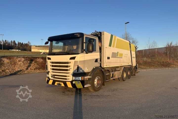 Garbage truck Scania G440LB 6x2*4 21 m³ Kran / Swiss-Vehicle