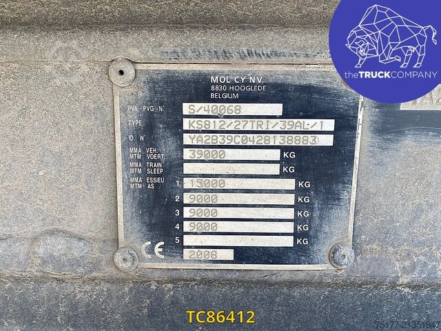 Tipper MOL 32m3 geïsoleerd