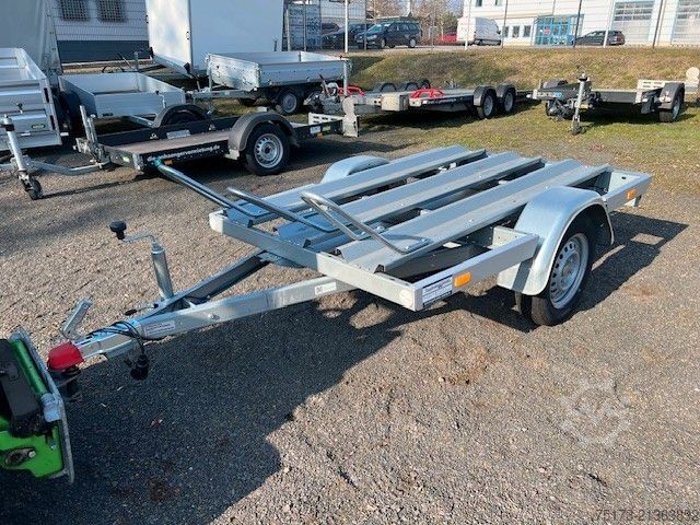 Motorcycle trailer STEMA MT 750 BS3 Motorradtransporter 100Kmh
