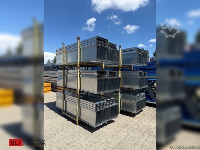 Modular shelf ca. 30,06 lfm. Fachbodenregale META Clip H: 250 cm , T: 40 cm , 100 kg pro Ebene