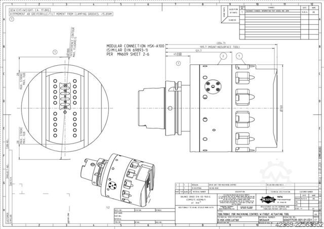 Bearbeitungszentrum - Universal GROB-WERKE G 550 6-axis (4 Machines available)      272