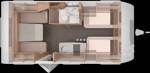 Wohnwagen KNAUS Südwind 460 EU Black Sel. 27*Wunschkonfiguration