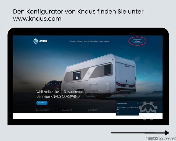 Wohnwagen KNAUS Südwind 460 EU Black Sel. 27*Wunschkonfiguration