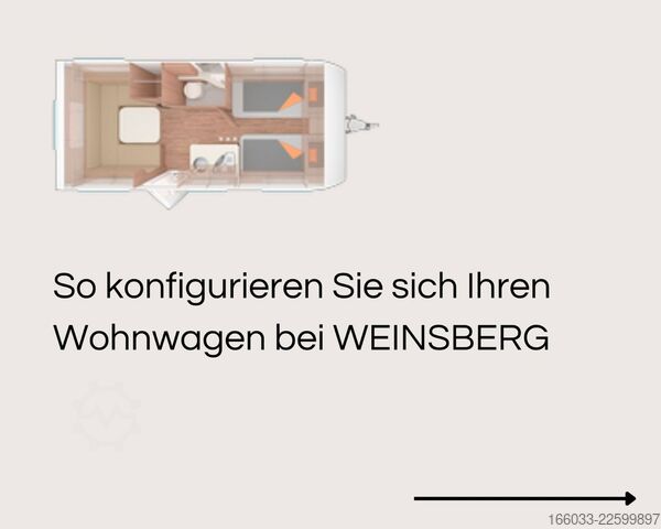 Wohnwagen WEINSBERG CaraOne 450 FU Mod. 27 *Wunschkonfiguration*