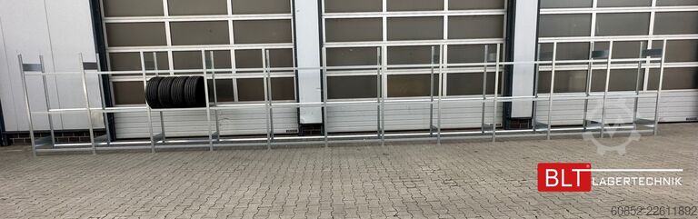 Steckregal ca. 34,56 lfm. Reifenregale META für bis zu 360 Reifen! Neuware