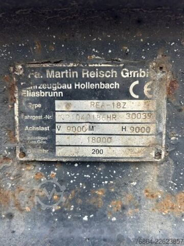 Anhänger REISCH RAE-18Z, ABROLLANHäNGER,