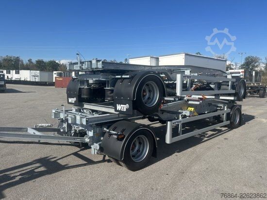 Anhänger WEB TRAILER ABROLLANHäNGER VERZINKT ARA18 SCHLITTEN CONTAINER FAHRGESTELL