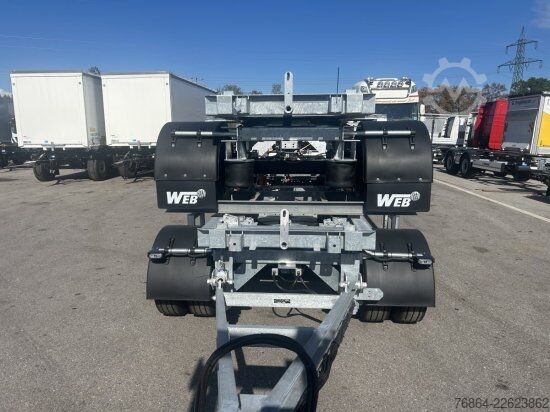 Anhänger WEB TRAILER ABROLLANHäNGER VERZINKT ARA18 SCHLITTEN CONTAINER FAHRGESTELL