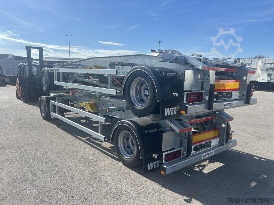 Anhänger WEB TRAILER ABROLLANHäNGER VERZINKT ARA18 SCHLITTEN CONTAINER FAHRGESTELL
