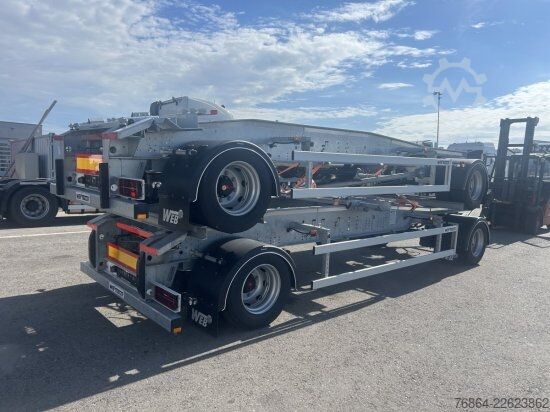 Anhänger WEB TRAILER ABROLLANHäNGER VERZINKT ARA18 SCHLITTEN CONTAINER FAHRGESTELL