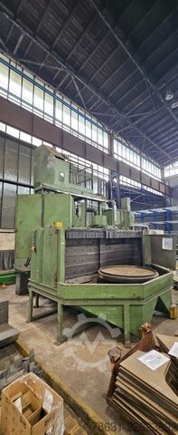 Table shot blasting machine with 2 rotating tables. STEM 14x6/2S/2WX1M