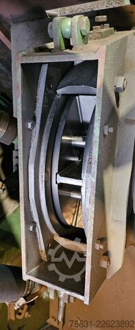 Table shot blasting machine with 2 rotating tables. STEM 14x6/2S/2WX1M
