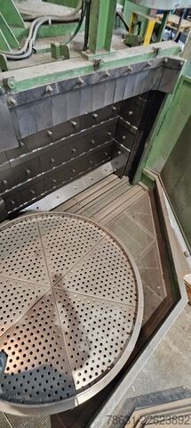 Table shot blasting machine with 2 rotating tables. STEM 14x6/2S/2WX1M