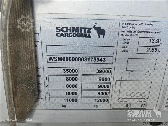 Auflieger mit Pritsche & Plane Schmitz Cargobull Semitrailer Curtainsider Standard