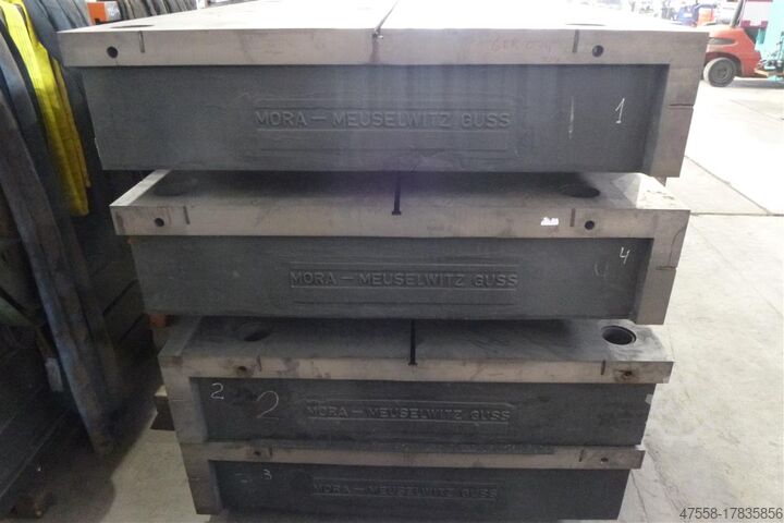 Bolster plate - Plate field MORA AP 3500x1500x345 (3555)