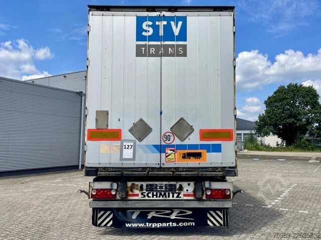 Box body Schmitz Cargobull SAF AXLES, LIFT AXEL, DISC BRAKES, AIR SUSPENSION