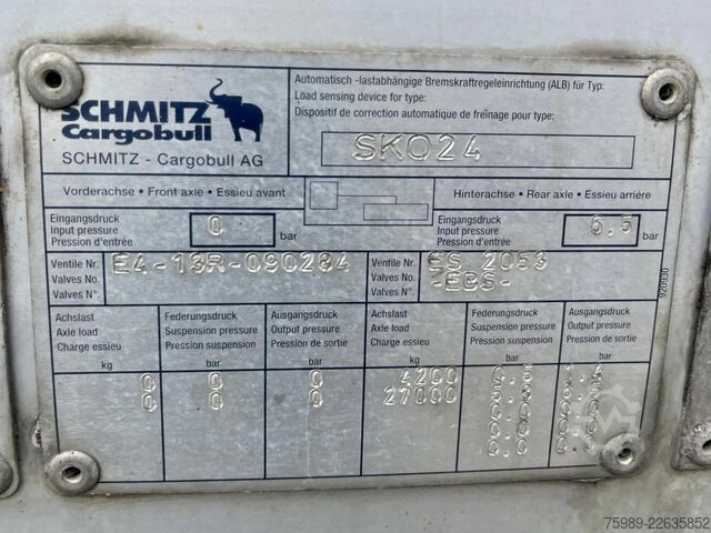 Box body Schmitz Cargobull SAF AXLES, LIFT AXEL, DISC BRAKES, AIR SUSPENSION