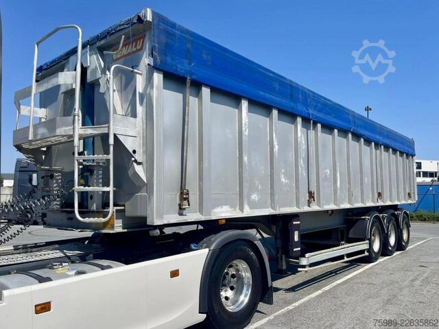 Tipper Fruehauf grain transport 46m 3 3 axels , ABS
