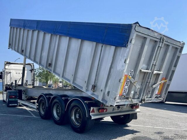 Tipper Fruehauf grain transport 46m 3 3 axels , ABS